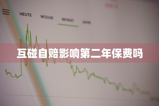 互碰自赔影响第二年保费吗