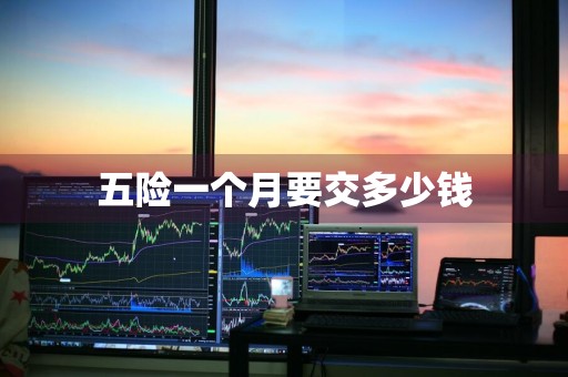 五险一个月要交多少钱