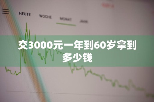 交3000元一年到60岁拿到多少钱