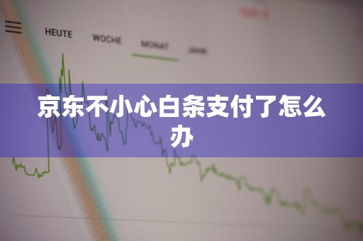 京东不小心白条支付了怎么办