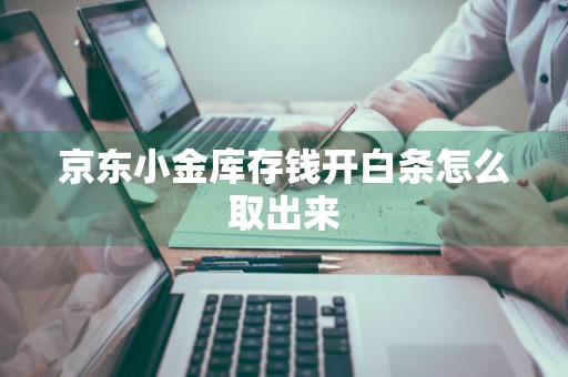 京东小金库存钱开白条怎么取出来