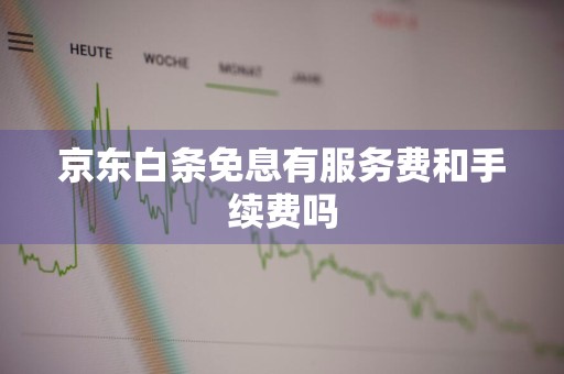 京东白条免息有服务费和手续费吗
