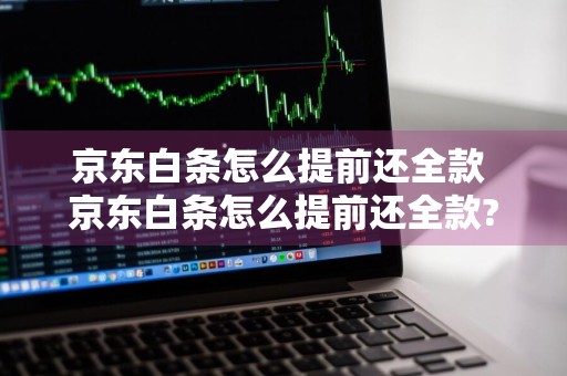 京东白条怎么提前还全款 京东白条怎么提前还全款?