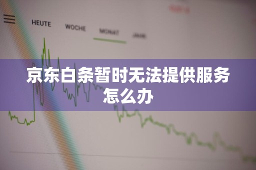 京东白条暂时无法提供服务怎么办
