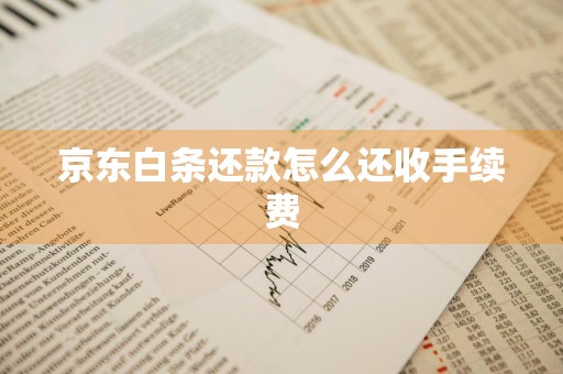 京东白条还款怎么还收手续费