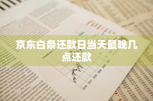京东白条还款日当天最晚几点还款