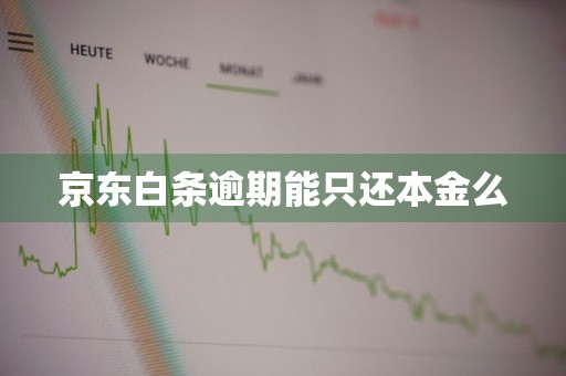 京东白条逾期能只还本金么