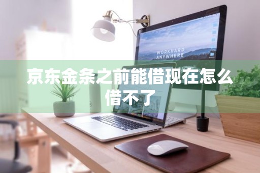 京东金条之前能借现在怎么借不了