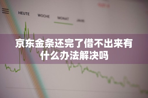 京东金条还完了借不出来有什么办法解决吗