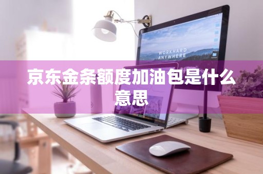 京东金条额度加油包是什么意思
