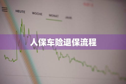 人保车险退保流程