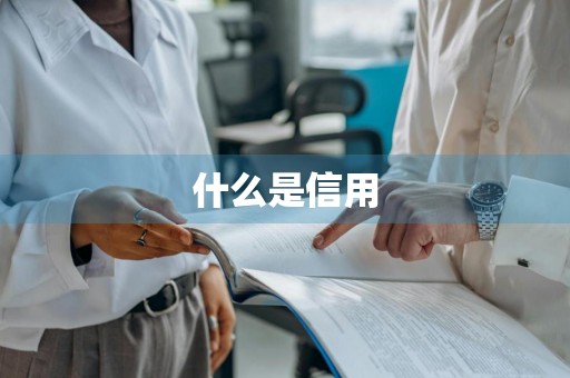 什么是信用