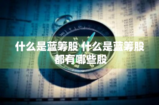 什么是蓝筹股 什么是蓝筹股 都有哪些股