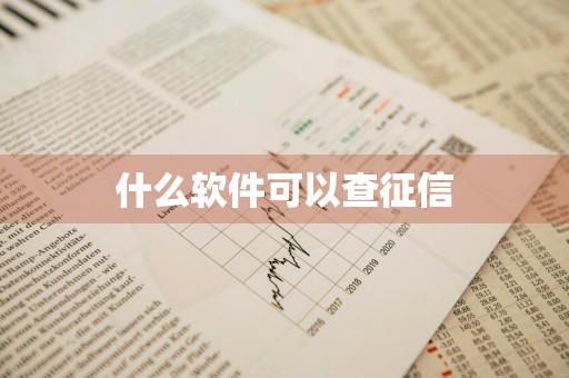 什么软件可以查征信