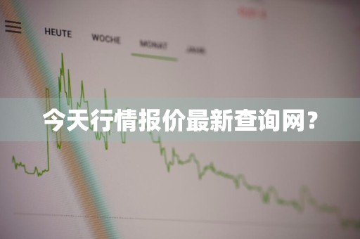 今天行情报价最新查询网？