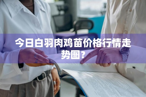 今日白羽肉鸡苗价格行情走势图？