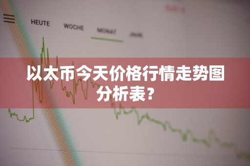 以太币今天价格行情走势图分析表？