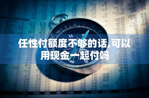 任性付额度不够的话,可以用现金一起付吗