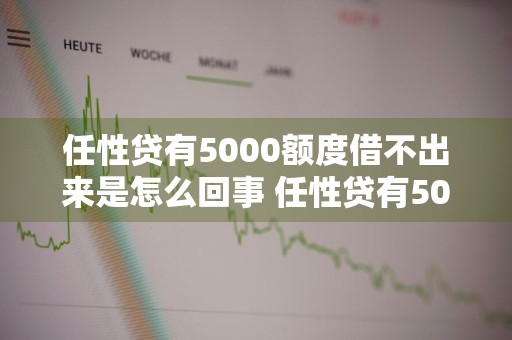 任性贷有5000额度借不出来是怎么回事 任性贷有5000额度借不出来是怎么回事呢