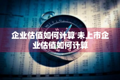 企业估值如何计算 未上市企业估值如何计算