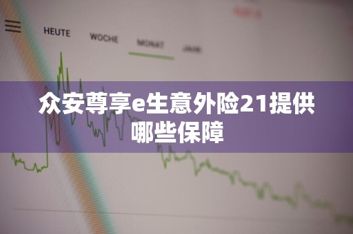 众安尊享e生意外险21提供哪些保障