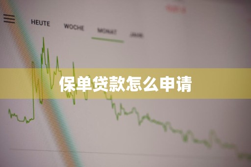 保单贷款怎么申请