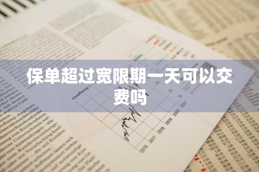 保单超过宽限期一天可以交费吗