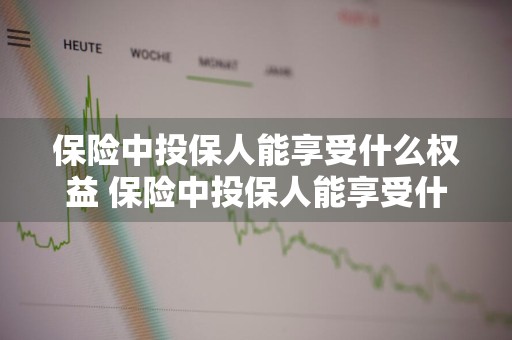 保险中投保人能享受什么权益 保险中投保人能享受什么权益呢