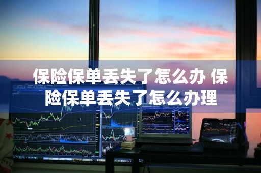 保险保单丢失了怎么办 保险保单丢失了怎么办理