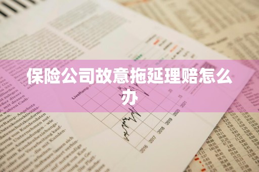 保险公司故意拖延理赔怎么办