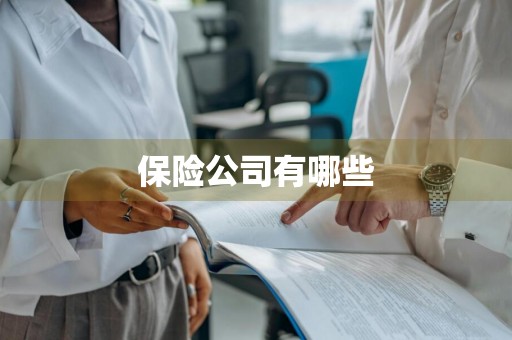 保险公司有哪些