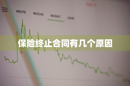 保险终止合同有几个原因