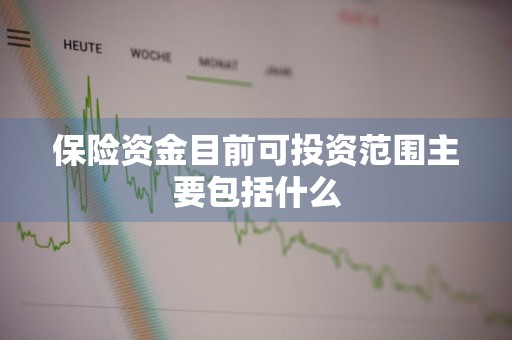 保险资金目前可投资范围主要包括什么
