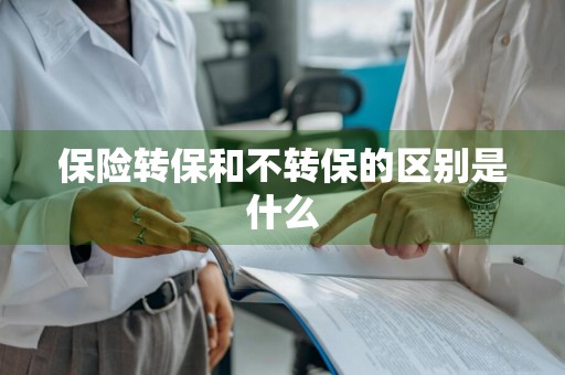 保险转保和不转保的区别是什么