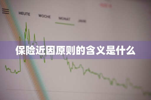 保险近因原则的含义是什么