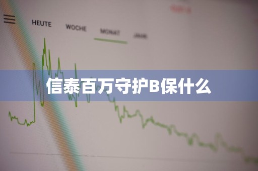 信泰百万守护B保什么