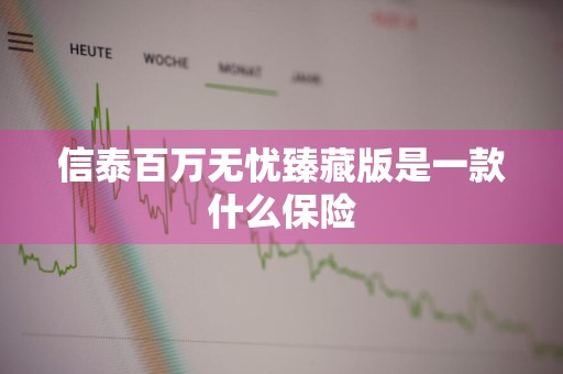 信泰百万无忧臻藏版是一款什么保险