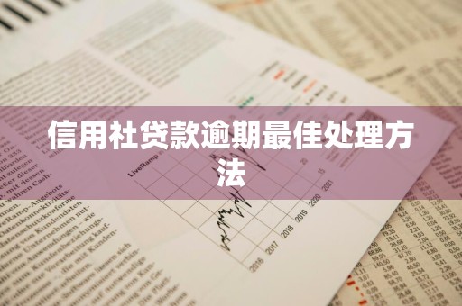 信用社贷款逾期最佳处理方法