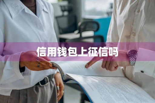 信用钱包上征信吗