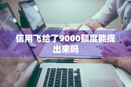 信用飞给了9000额度能提出来吗