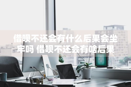 借呗不还会有什么后果会坐牢吗 借呗不还会有啥后果