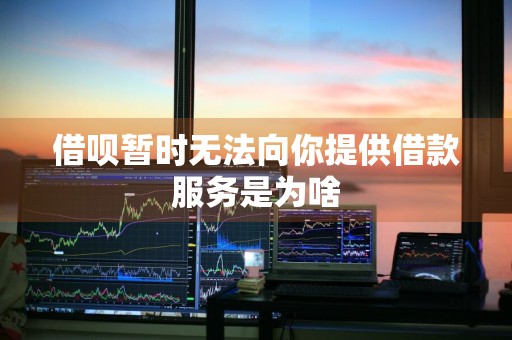 借呗暂时无法向你提供借款服务是为啥