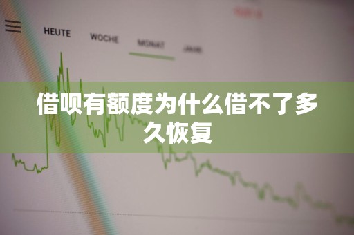 借呗有额度为什么借不了多久恢复
