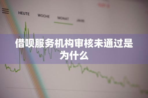 借呗服务机构审核未通过是为什么