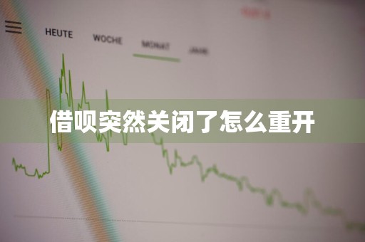 借呗突然关闭了怎么重开