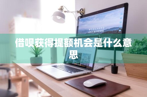 借呗获得提额机会是什么意思