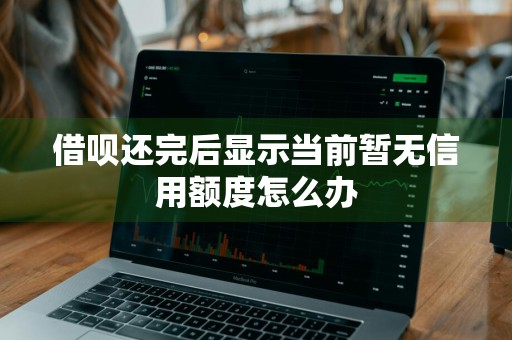 借呗还完后显示当前暂无信用额度怎么办