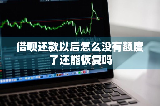 借呗还款以后怎么没有额度了还能恢复吗