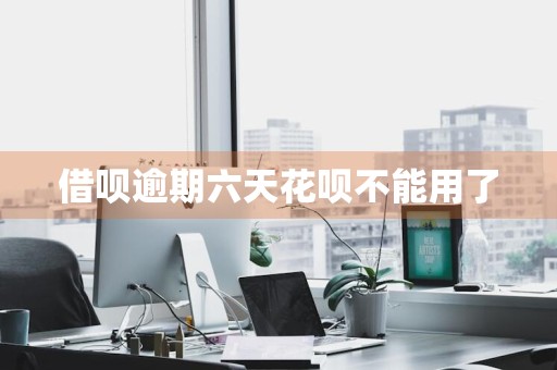 借呗逾期六天花呗不能用了