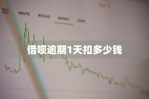 借呗逾期1天扣多少钱